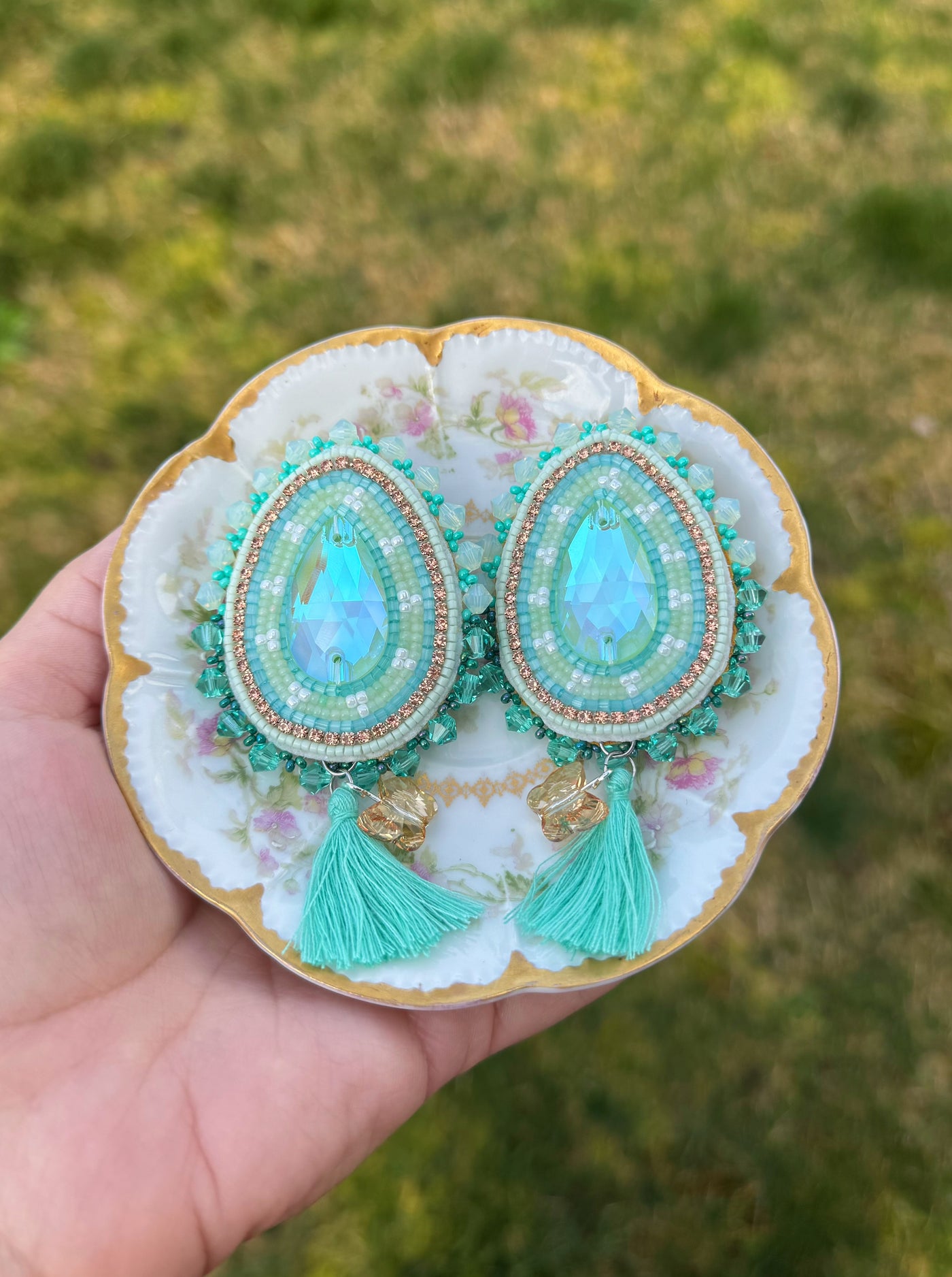 Fair sea dust earrings