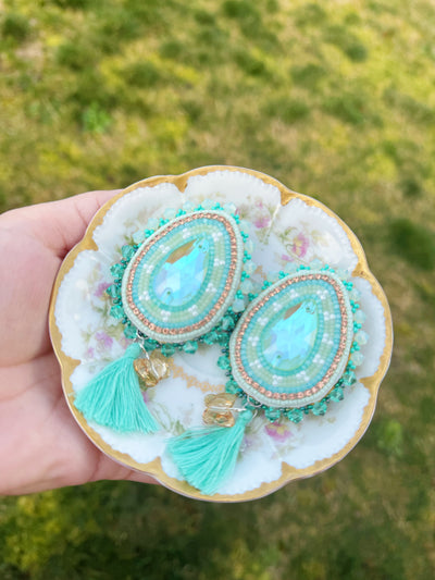 Fair sea dust earrings