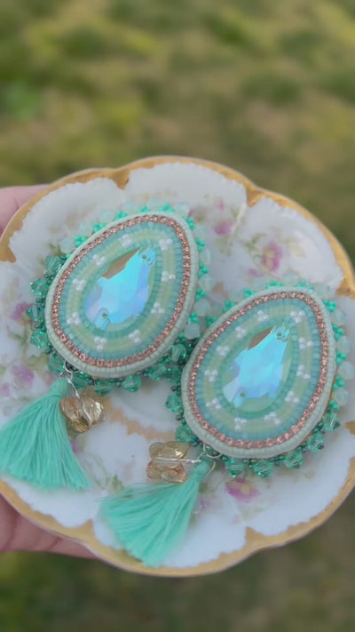 Fair sea dust earrings